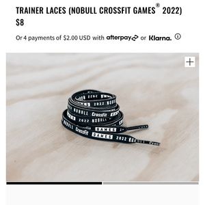 Nobull 2022 Crossfit Games Laces